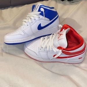 jordan 1s red and blue